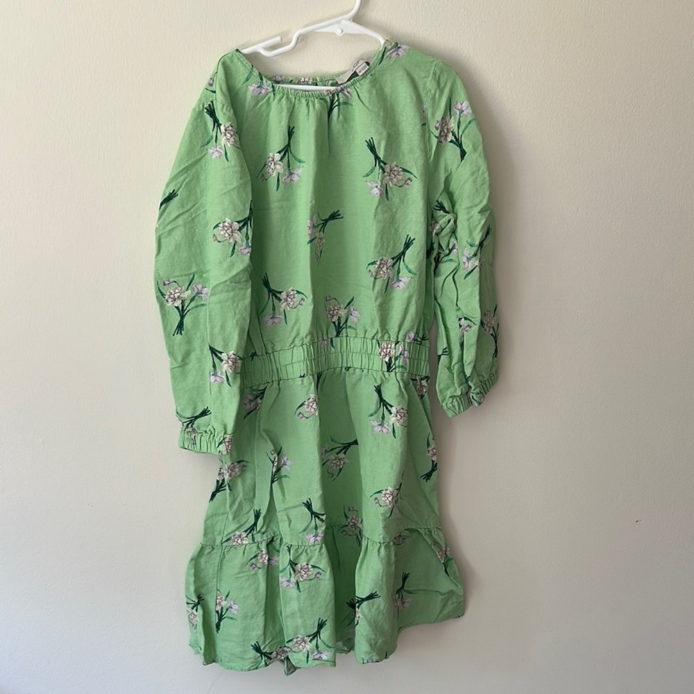 Floral Green Dress